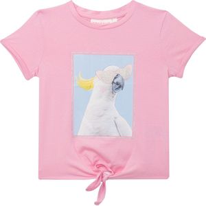 Someone - Top - Korte Mouw - Roze - Katoen