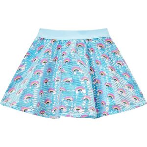 Someone - Pailletten Rok - Pastel Blue - Gevoerd
