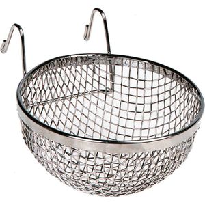 Flamingo Vogelbroednest - Zilver - 12 cm