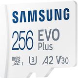 Samsung EVO Plus MicroSDXC – Geheugenkaart – 256 GB + Adapter