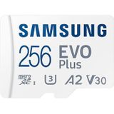 Samsung EVO Plus MicroSDXC – Geheugenkaart – 256 GB + Adapter