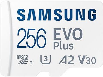 Samsung EVO Plus MicroSDXC – Geheugenkaart – 256 GB + Adapter