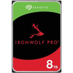 Seagate IronWolf Pro ST8000NT001 interne harde schijf 8 TB 7200 RPM 256 MB 3.5"" SATA III
