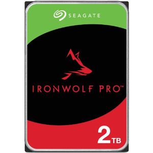 Seagate IronWolf Pro ST2000NT001 interne harde schijf 2 TB 7200 RPM 256 MB 3.5