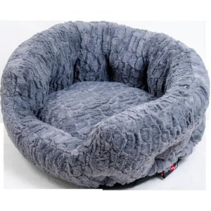 JACK AND VANILLA, Hondenkussen, model Puff Lambskin, kleur grijs, maat 70 cm