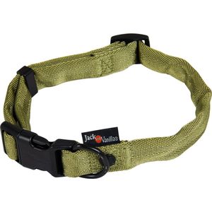 Jack And Vanilla - Halsbanden - Comfort Tube Nylon Halsband - Groen - S Hocco6030 - 179429