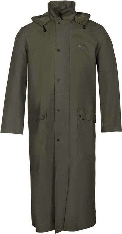 Helsinki - Mantel - Groen - Flexothane® - Volledige Lengte