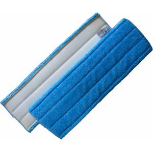 Mop microvezel 44 cm blauw Velcro Ultra Risistent