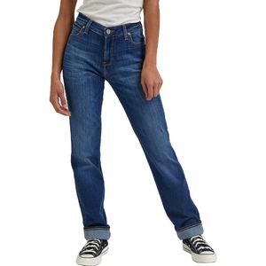 Lee Marion Straight Jeans Blauw Vrouw