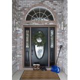 Deurmat - Antraciet - Synthetisch - Antislip