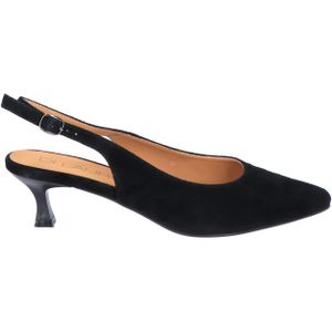 Di Lauro - Rebecca - Slingback - Zwart - Suede - Trompet-hak 5 cm