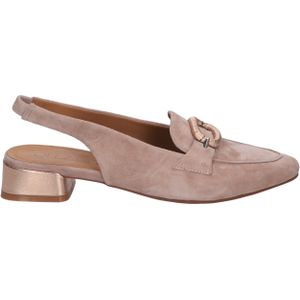 Di Lauro - Afrodite - Slingback - Beige - Suede - 3 cm Hak