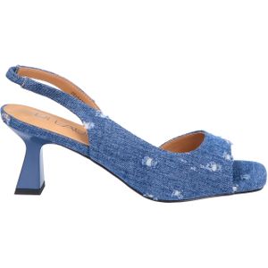 Di Lauro - Alfredo - Slingback - Denim - 6 cm Hakhoogte