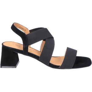 Di Lauro - Alida - Sandalette - Zwart - Met Elastieke Kruisbanden