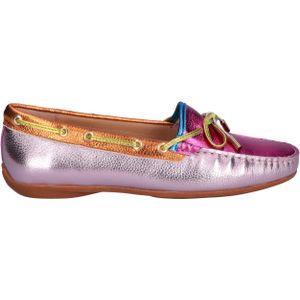 Wari - Si Wari - Loafers - Multicolor - Metallic Moccasin met Strik
