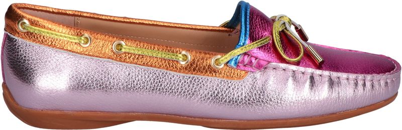 Wari - Si Wari - Loafers - Multicolor - Metallic Moccasin met Strik