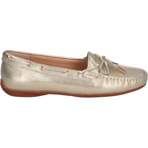 Wari - Si Wari - Loafers - Goud - Metallic Moccasin met Strik