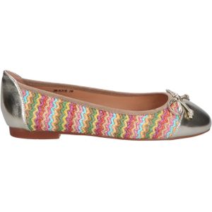 Si - Winita - Ballerina's - Multicolor - Metallic Leren Neus en Hiel