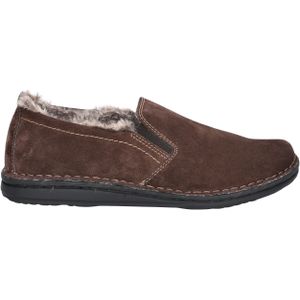 Cypres - Seth - Pantoffel - Bruin - Suede met Imitatievacht