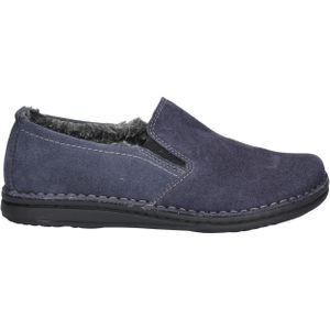 Cypres - Seth - Pantoffel - Blauw - Suede met Imitatievacht