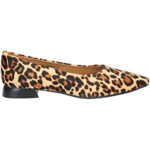 Di Lauro - Celia - Ballerina - Brown - Ponyhair met Leopard Print