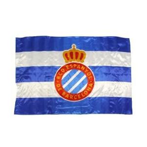 RCD Espanyol Officiële Club Pennant, wimpels, uniseks, wit blauw, 2 cm breed