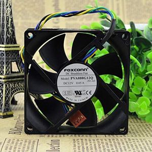 Original PVA080G12Q 12V 0.65A 8cm 4pin PWM Computer CPU Cooling fan