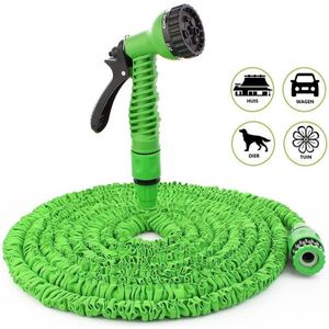 MD-goods® Uitrekbare Tuinslang tot 15 Meter - Tuinsproeier - Tuin Besproeien - Waterslang - Flexibel Elastisch
