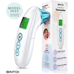Bintoi® X100 Digitale Thermometer – Oor & Voorhoofd – Infrarood – Snelmeting 1 Seconde