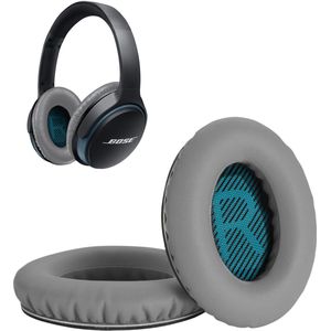 Set Oorkussens geschikt voor Bose QuietComfort 35 ii / 35 / 25 / 15 / 2 / Soundtrue - Soundlink Around-Ear AE2 / AE2W / AE2I - Oorkussens voor koptelefoon - Ear pads headphones grijs / blauw