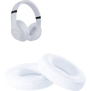 Oorkussens geschikt voor Beats By Dr. Dre Studio 2.0/3.0 wireless - Koptelefoon oorkussens voor Beats Studio wit