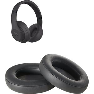Oorkussens geschikt voor Beats By Dr. Dre Studio 2.0/3.0 wireless - Koptelefoon oorkussens voor Beats Studio antraciet