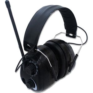 Soul Taine Gehoorbeschermer - AUX - FM Radio - oorkap met radio gehoorbescherming - oorkap MP3 - werf radio - Gehoorbeschermer met radio - Gehoorbescherming - oorkap met radio | EAR-21-R