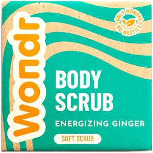 WONDR - Scrub Bar - Energizing Ginger - Gevoelige tot Normale Huid - Hydraterend - 110g
