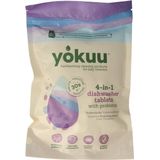 Yokuu - 4-in-1 Vaatwastabletten - Effectieve Reiniging - Vrij van Microplastics