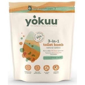 Yokuu Natuurlijke Wc tabletten 3-in-1, 30 stuks