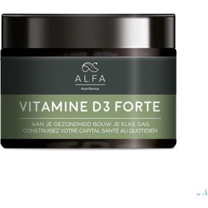 Alfa - Vitamine D3 Forte - Vitamine - 6000 IU - Deelbare Tablet