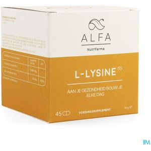 L-Lysine - 100 Capsules - Voedingssupplement - Veganistisch