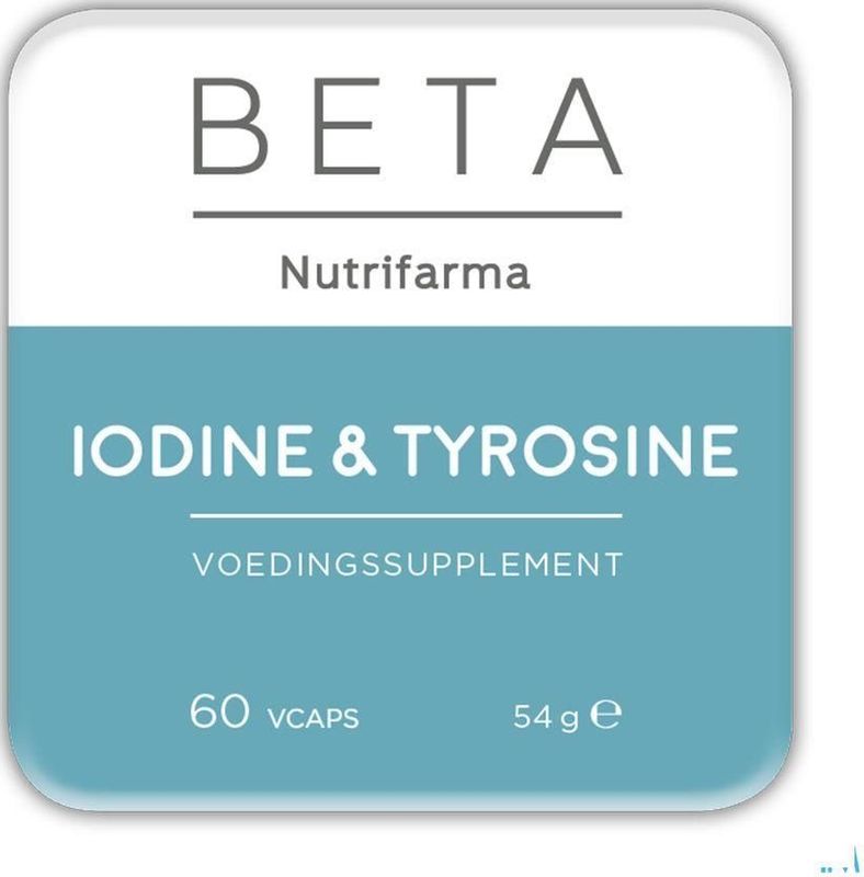 Nutrifarma - Beta Iodine & Tyrosine - V-Capsule 60