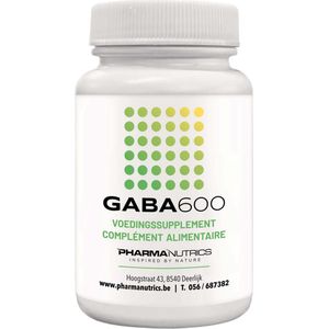 GABA 60 v-caps Pharmanutrics - Zenuwstelsel - Neurotransmitter - Natuurlijk- Hypoallergeen - Angst - Nervositeit
