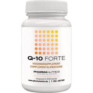 Q10 FORTE (Ubiquinol 110 mg) 30 Caps Pharmanutrics - Ubiquinol - Energie - Sport - Antioxydant - Natuurlijk voedingssupplement