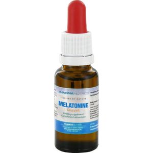 MELATONINE DRUPPELS 20 ML - Pharmanutrics - Slaap- Jetlag - Bioritme // Natuurlijk // Voedingssupplement // Hypo-allergeen