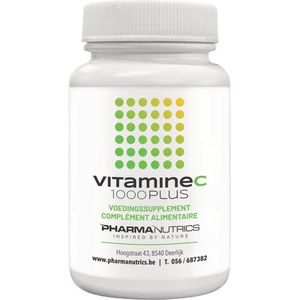 VITAMINE C 1000 met bioflavonoiden 60 tabl Pharmanutrics - Natuurlijke vitamine C - Bioflavonoiden - Immuniteit - Natuurlijk Complex
