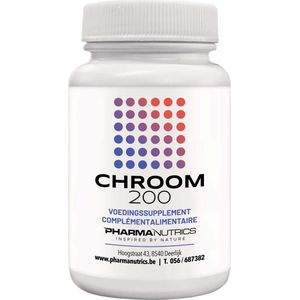 PharmaNutrics Chroom 200 – Chroompicolinaat voor bloedsuikerspiegel & metabolisme (120 tabletten)