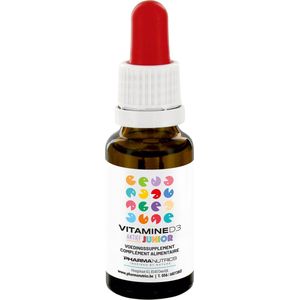 VITAMINE D JUNIOR Druppels 30 ml Pharmanutrics- Vitamine D druppels - Kinderen - Weerstand - Immuniteit - Voedingssupplement - Junior
