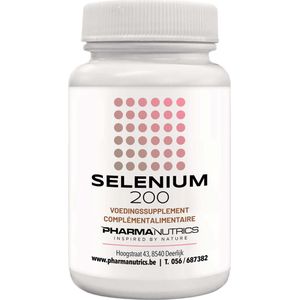 SELENIUM 200 100 TABL PHARMANUTRICS // SELENIUM // HAAR // NAGELS // IMMUNITEIT//ANTI-OXIDANT