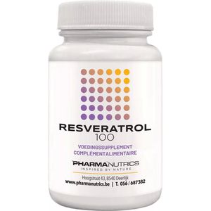 RESVERATROL FORTE 60 v-caps Pharmanutrics - Huid - Bloedsomloop - Antioxydant - Natuurlijk - Wijnstokken