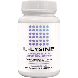 L-LYSINE Pharmanutrics 60 v-caps - zuiver - Koortsblaasjes - Aften - Natuurlijk produkt