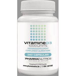 VITAMINE D 1000IU 240 CAPS PHARMANUTRICS