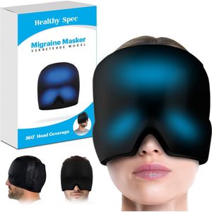 Healthy Spec Migraine Masker - Migraine - Hoofdpijn Masker - Migraine Muts - Oogmasker Gel - Slaapmasker - Verlichting van Hoofdpijn